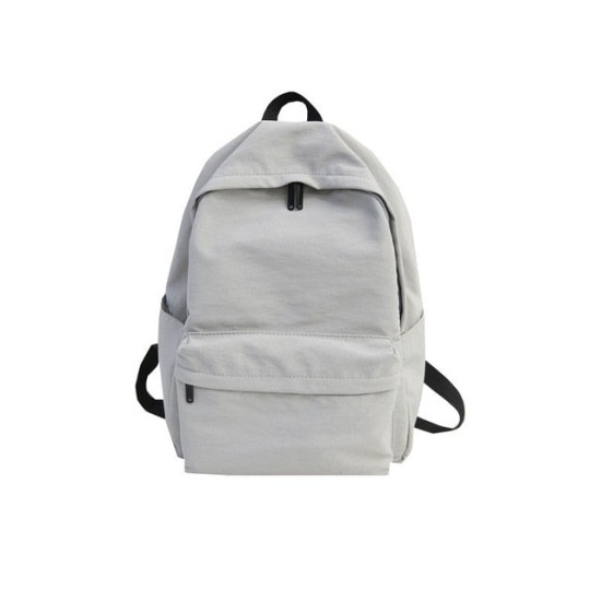 Solid Canvas Backpack For Teenagers Women Casual Large Capacity Solid Canvas Backpack For Teenagers Women Casual Large Capacity