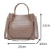 Stone Pattern PU Leather Bucket Bags For Women Shoulder Messenger Stone Pattern PU Leather Bucket Bags For Women Shoulder Messenger