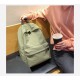 Solid Canvas Backpack For Teenagers Women Casual Large Capacity Solid Canvas Backpack For Teenagers Women Casual Large Capacity