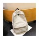Solid Canvas Backpack For Teenagers Women Casual Large Capacity Solid Canvas Backpack For Teenagers Women Casual Large Capacity