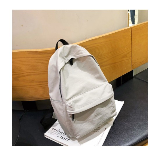 Solid Canvas Backpack For Teenagers Women Casual Large Capacity Solid Canvas Backpack For Teenagers Women Casual Large Capacity