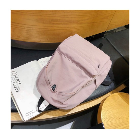 Solid Canvas Backpack For Teenagers Women Casual Large Capacity Solid Canvas Backpack For Teenagers Women Casual Large Capacity