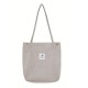 Dream Capacity Corduroy Tote Casual Solid Color Shoulder Bag Dream Capacity Corduroy Tote Casual Solid Color Shoulder Bag
