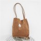 Dream Capacity Corduroy Tote Casual Solid Color Shoulder Bag Dream Capacity Corduroy Tote Casual Solid Color Shoulder Bag