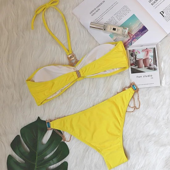 Summer Bikinis Swimsuit With Rhinestones Beach Bathing Suit Summer Bikinis Swimsuit With Rhinestones Beach Bathing Suit
