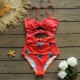 One Piece Swimsuit Bandeau Swimwear Floral Print Bathing Suit One Piece Swimsuit Bandeau Swimwear Floral Print Bathing Suit