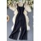 Women High Waisted Straight Pants Jumpsuits