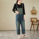 Fashion Gradient Denim Jumpsuit Clothing Overall Vintage Jeans Fashion Gradient Denim Jumpsuit Clothing Overall Vintage Jeans