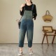 Fashion Gradient Denim Jumpsuit Clothing Overall Vintage Jeans Fashion Gradient Denim Jumpsuit Clothing Overall Vintage Jeans