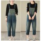 Fashion Gradient Denim Jumpsuit Clothing Overall Vintage Jeans Fashion Gradient Denim Jumpsuit Clothing Overall Vintage Jeans