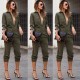 Sexy Fashion Slim Bodycon Army Green Solid Jumpsuit Sexy Fashion Slim Bodycon Army Green Solid Jumpsuit