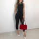 Elegant Black Sleeveless Slim Fit Tie Waist Slinky Jumpsuit Elegant Black Sleeveless Slim Fit Tie Waist Slinky Jumpsuit