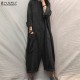 Jumpsuit Oversized Romper Casual Solid Stand Collar Bottom Jumpsuit Oversized Romper Casual Solid Stand Collar Bottom