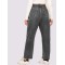 Plus Size women Straight jeans Mid waisted ladies jeans denims