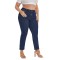 Plus Size  5XL 6XL Prublish Blue Washed boyfriend denim Mid Waist