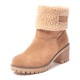 Flock Ladies Warm Square Heel Snow Boots Flock Ladies Warm Square Heel Snow Boots