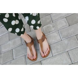 Flat Retro Gladiator Sandals  Boho Bohemia Beach Strap Sandals