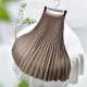 Women's Elegant Solid Color Midi Skirt High Waist Women's Elegant Solid Color Midi Skirt High Waist