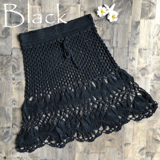 Fashion Hand Weaving Solid Hollow Out Beach Belt Mini Skirts Fashion Hand Weaving Solid Hollow Out Beach Belt Mini Skirts