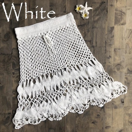 Fashion Hand Weaving Solid Hollow Out Beach Belt Mini Skirts Fashion Hand Weaving Solid Hollow Out Beach Belt Mini Skirts