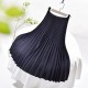 Women's Elegant Solid Color Midi Skirt High Waist Women's Elegant Solid Color Midi Skirt High Waist