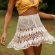 Fashion Hand Weaving Solid Hollow Out Beach Belt Mini Skirts Fashion Hand Weaving Solid Hollow Out Beach Belt Mini Skirts