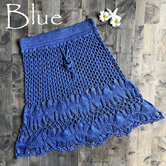 Fashion Hand Weaving Solid Hollow Out Beach Belt Mini Skirts Fashion Hand Weaving Solid Hollow Out Beach Belt Mini Skirts