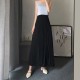 Pleated Fashion High Waist Office Lady Long Skirt All-Match Pleated Fashion High Waist Office Lady Long Skirt All-Match