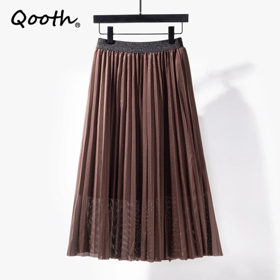 Summer Coffee Pleated Skirt Women Skirts Style Fashion Summer Coffee Pleated Skirt Women Skirts Style Fashion