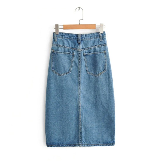 pocket lady mid calf high waist vintage skirt pocket lady mid calf high waist vintage skirt