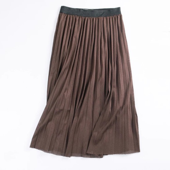 Summer Coffee Pleated Skirt Women Skirts Style Fashion Summer Coffee Pleated Skirt Women Skirts Style Fashion