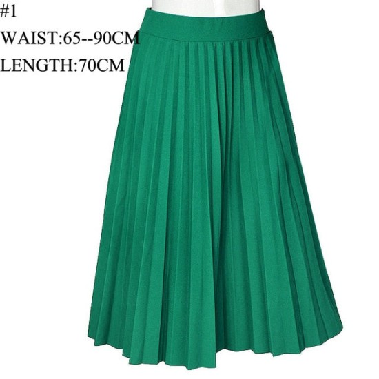 Fashion Thick Breathable Pleated Length Skirt Fashion Thick Breathable Pleated Length Skirt