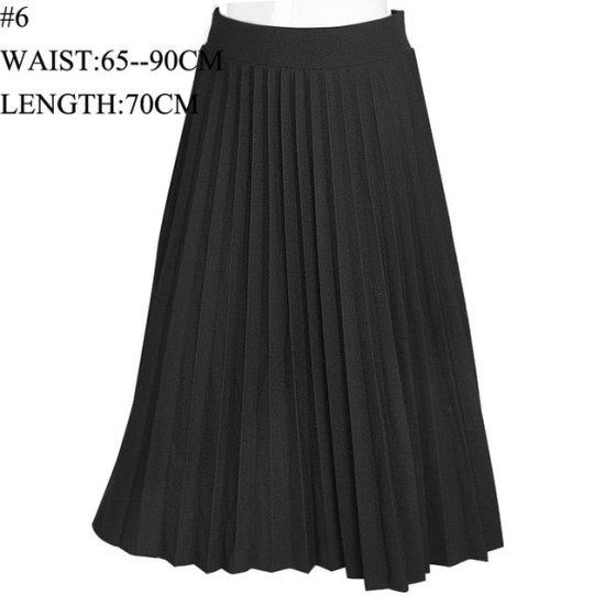 Fashion Thick Breathable Pleated Length Skirt Fashion Thick Breathable Pleated Length Skirt