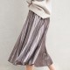 Fashion Thick Breathable Pleated Length Skirt Fashion Thick Breathable Pleated Length Skirt