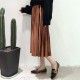Fashion Thick Breathable Pleated Length Skirt Fashion Thick Breathable Pleated Length Skirt