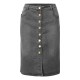 Short Denim Buttons Pockets Split Bandage Jeans Skirt Short Denim Buttons Pockets Split Bandage Jeans Skirt
