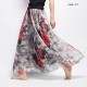 Fashion Florals Print Boho Style Elastic High Waist Chiffon Skirt Fashion Florals Print Boho Style Elastic High Waist Chiffon Skirt