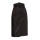 PU Leather Sheath Midi Skirts High Waist Knee-Length Wrap Skirts PU Leather Sheath Midi Skirts High Waist Knee-Length Wrap Skirts