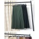 High Waist Casual Vintage Solid Belted Pleated Midi Skirt High Waist Casual Vintage Solid Belted Pleated Midi Skirt