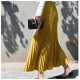 Vintage Pleated Midi Long Chiffon Skirt Vintage Pleated Midi Long Chiffon Skirt