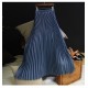 Vintage Pleated Midi Long Chiffon Skirt Vintage Pleated Midi Long Chiffon Skirt