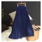 Vintage Pleated Midi Long Chiffon Skirt