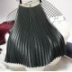 Metal Color Pleated Midi Skirt Metal Color Pleated Midi Skirt