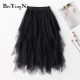 High Waist Casual Vintage Solid Belted Pleated Midi Skirt High Waist Casual Vintage Solid Belted Pleated Midi Skirt