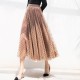 Tulle Polka Dot High Waist Pleated Midi Long Tutu Skirt Tulle Polka Dot High Waist Pleated Midi Long Tutu Skirt