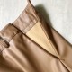 Faux PU Leather Mi-long Skirt with Belted High Waist Vintage Mid-calf Chic Faux PU Leather Mi-long Skirt with Belted High Waist Vintage Mid-calf Chic