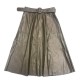Faux PU Leather Mi-long Skirt with Belted High Waist Vintage Mid-calf Chic Faux PU Leather Mi-long Skirt with Belted High Waist Vintage Mid-calf Chic