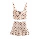 Cute Dot Summer Dress Suit Women 2 Pieces Mini Dress Sets Cute Dot Summer Dress Suit Women 2 Pieces Mini Dress Sets