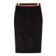 Sexy Multi Color Suede Midi Pencil Skirt Sexy Multi Color Suede Midi Pencil Skirt
