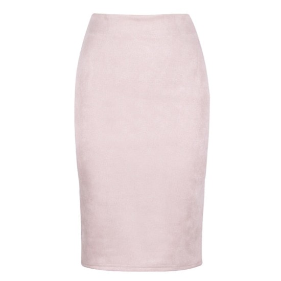 Sexy Multi Color Suede Midi Pencil Skirt Sexy Multi Color Suede Midi Pencil Skirt